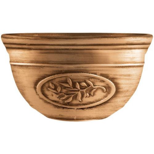 Olive Decorative Planter Bowl 30cm Gold - Pretty Pots