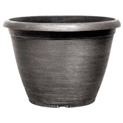 Helix Decorative Planter 13" Silver - Pretty Pots