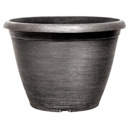 Helix Decorative Planter 13" Silver - Pretty Pots