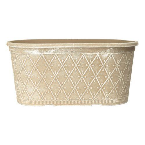 Prisma Decorative Planter Oval 16" Ginger - Pretty Pots