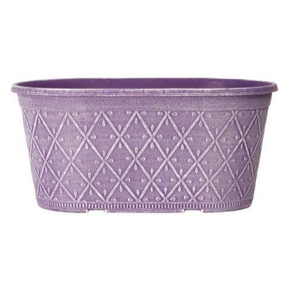 Prisma Decorative Planter Oval 12" Raisin - Pretty Pots