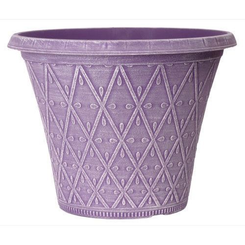 Prisma Decorative Plant Pot Round 12" Raisin - Pretty Pots