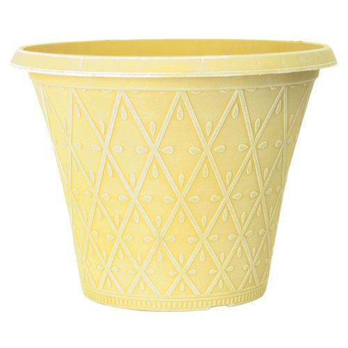 Prisma Decorative Plant Pot Round 12" Sunglow Yellow - Pretty Pots