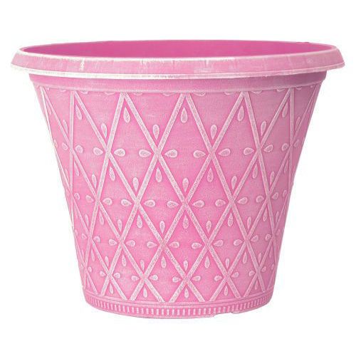 Prisma Decorative Plant Pot Round 12" Raspberry Pink - Pretty Pots