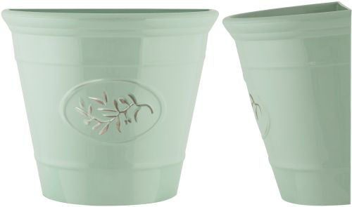 Olive Wall Planter 23cm Green - Pretty Pots