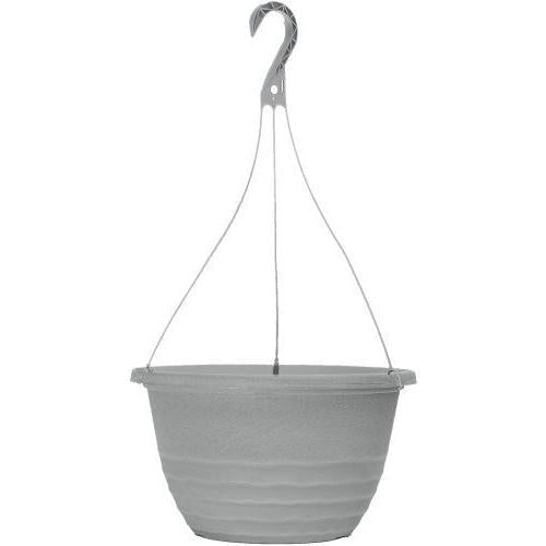 Mariella Hanging Basket 12" Country Grey - Pretty Pots