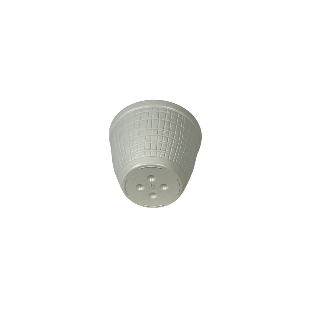 Adelyn Planter Flow Material 8" Cotton White