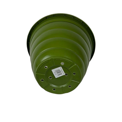 Bumble Planter Round 30cm Glossy Green Tea