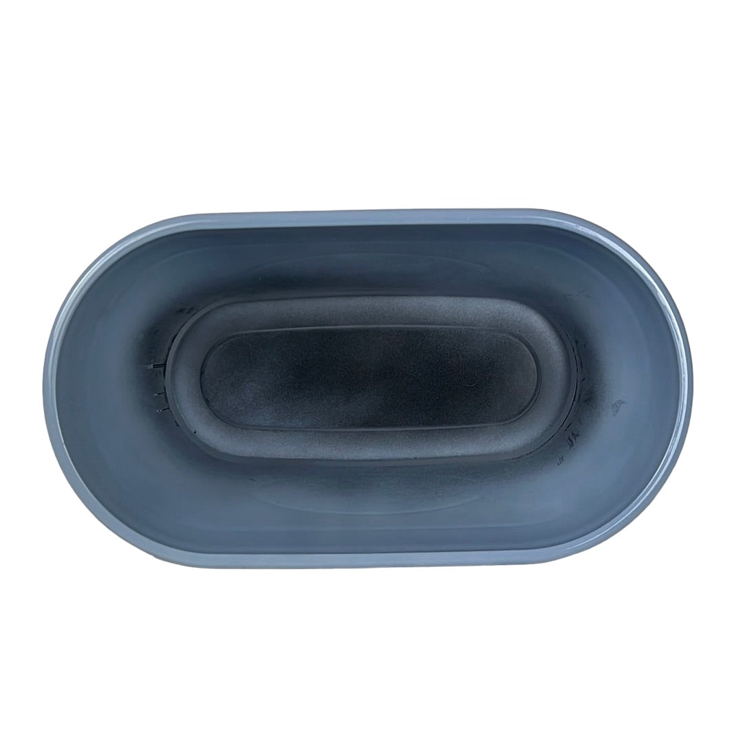 Olive Decorative Trough Planter 38cm Light Blue