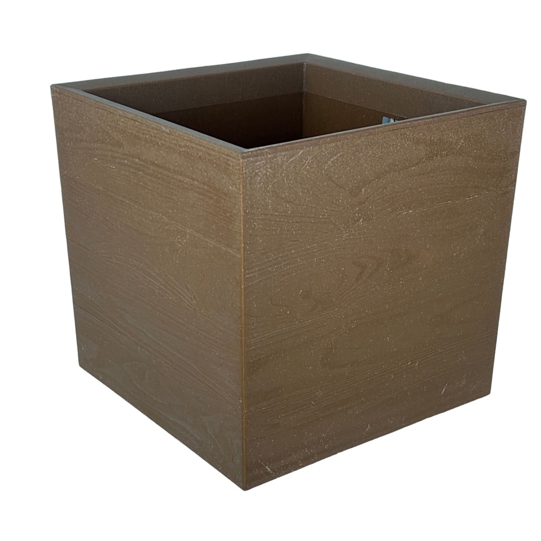 Karo ECO Wood Planter Square 40cm Natural Wood Effect