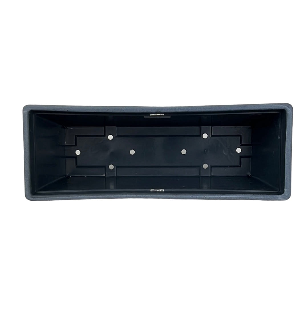 Mariella Window Box 20" Washed Lead Blue