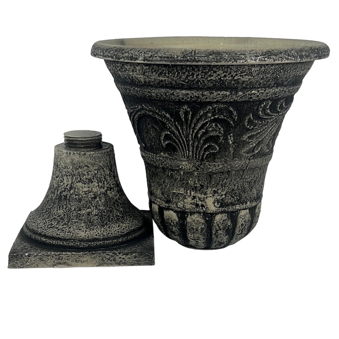 Stone Look Plastic Urn Planter 40cm