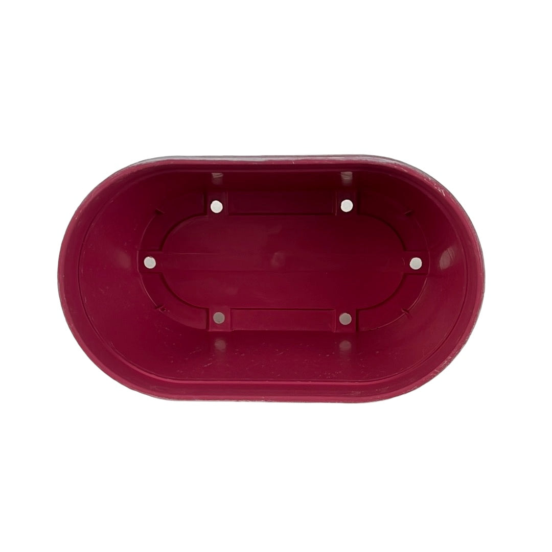 Prisma Decorative Planter Oval 12" Raspberry Pink