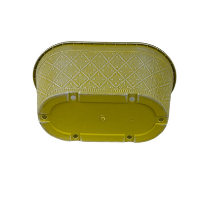 Prisma Decorative Planter Oval 12" Sunglow Yellow