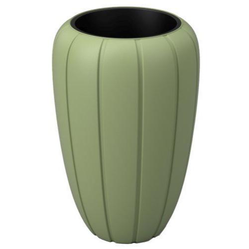 Gaja Planter Medium 40cm Olive Green - Pretty Pots