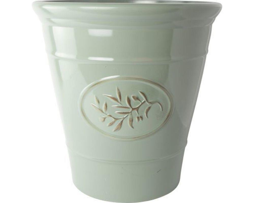 Olive Decorative Plant Pot 40cm Green - Pretty Pots