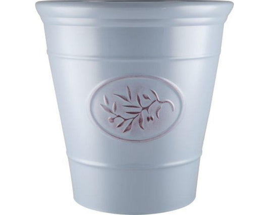 Olive Decorative Plant Pot 40cm Light Blue - Pretty Pots