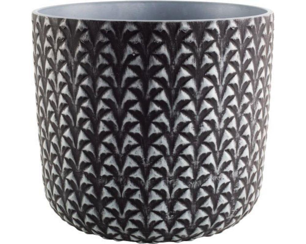 Loire Pineapple Decorative Planter 25cm Grey Whitewash - Pretty Pots