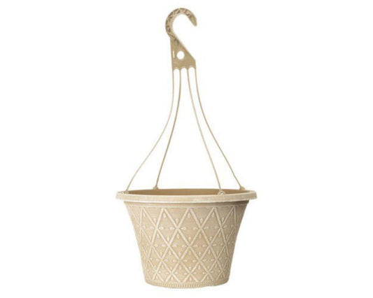 Prisma Decorative Hanging Basket 12" Ginger - Pretty Pots