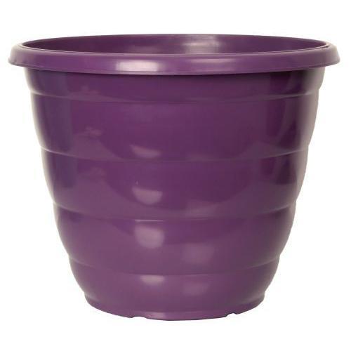 Bumble Planter Round 30cm Glossy Raisin - Pretty Pots