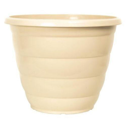 Bumble Planter Round 30cm Smokey Beige - Pretty Pots