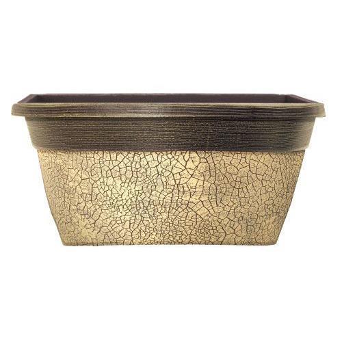 Crackle Window Box 30cm Cream - Pretty Pots