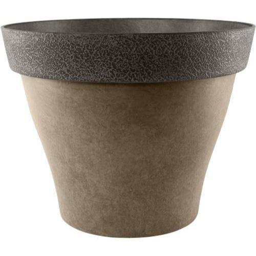 Diablo Planter Round 39cm Brown - Pretty Pots