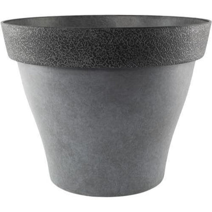 Diablo Planter Round 39cm Grey - Pretty Pots