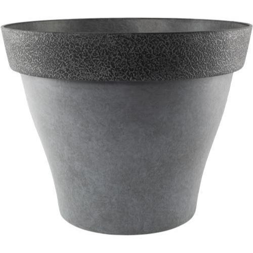 Diablo Planter Round 49cm Grey - Pretty Pots