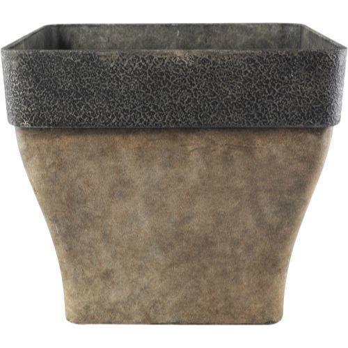 Diablo Planter Square 36cm Brown - Pretty Pots