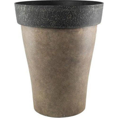 Diablo Planter Tall Round 43.5cm Brown - Pretty Pots