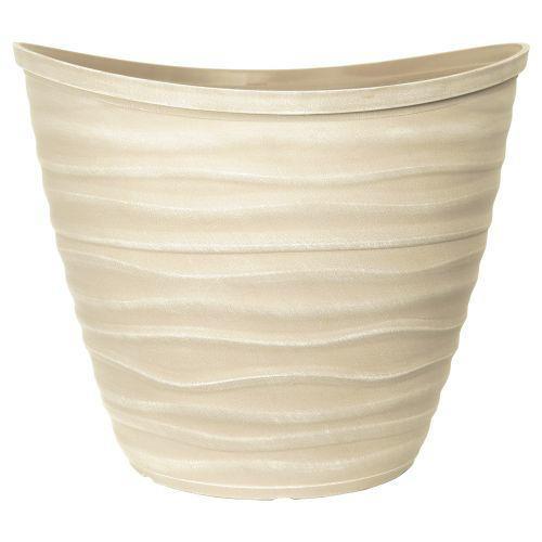 Dune Planter with Rim 48cm Powdered Warm Grey - Pretty Pots