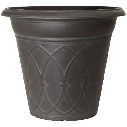 Durham Planter 14" Coffee Wash - Pretty Pots