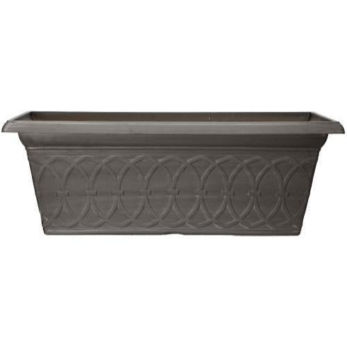 Durham Window Box 24" Coffee Wash - Pretty Pots