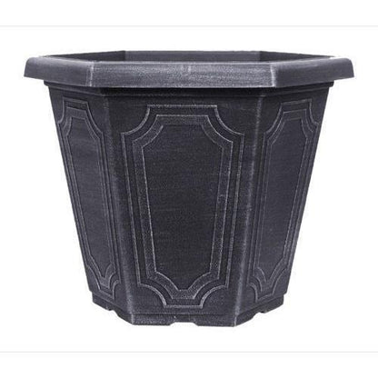 Estate Planter Hex 24cm Chalk - Pretty Pots