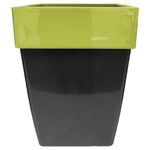 Euro Planter Square 28cm Glossy Apple - Pretty Pots