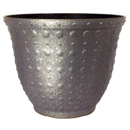 Hobnail Planter 33cm Faux Concrete - Pretty Pots