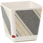 Kora Planter Square Textile with Water Indicator 18cm Cream