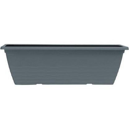 Mariella Window Box 20" Washed Lead Blue - Pretty Pots