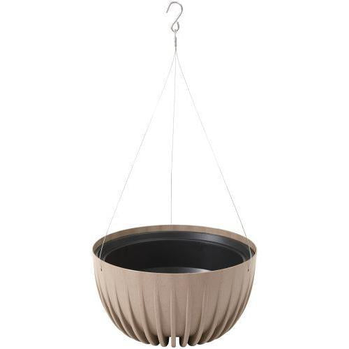 Mira ECO Coffee Hanging Bowl 30cm Latte Cream - Pretty Pots