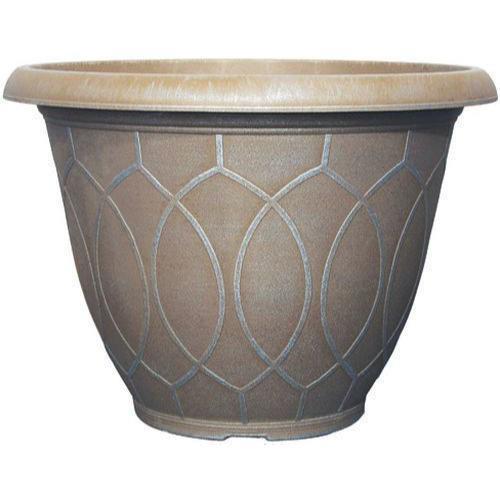 Monaco Planter 13" Grey Blue - Pretty Pots