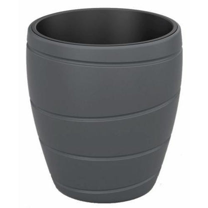 Passa Planter Low 40cm Anthracite - Pretty Pots