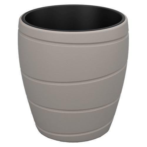 Passa Planter Low 40cm Taupe - Pretty Pots