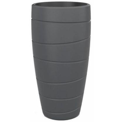 Passa Planter Tall 40cm Anthracite - Pretty Pots