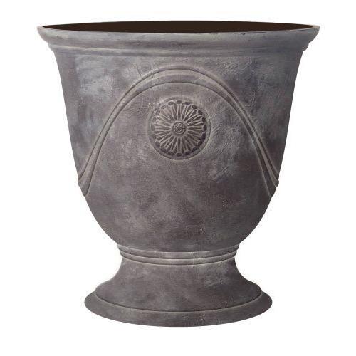 Premium Planter Anaheim Urn 14" Antique Slate - Pretty Pots