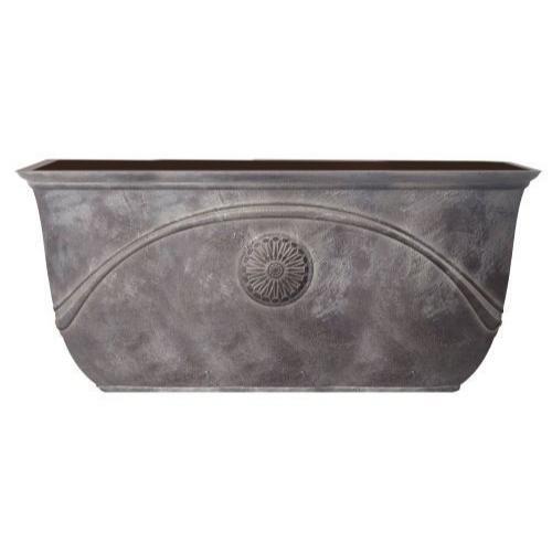 Premium Planter Anaheim Window Box 20" Antique Slate - Pretty Pots