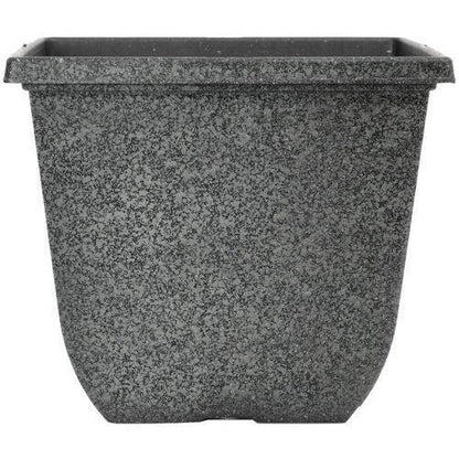 Sadie Planter Square 10" Grey Clay - Pretty Pots