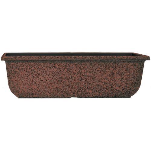 Sadie Window Box 24" Clay Rust - Pretty Pots