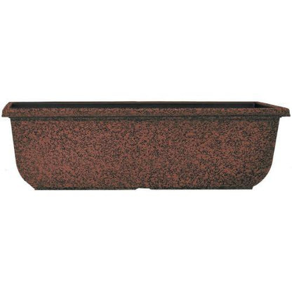 Sadie Window Box 24" Clay Rust - Pretty Pots