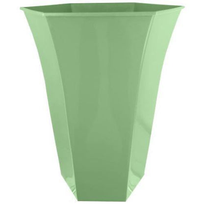 Verona Planter Hexagonal 30cm Sage Green - Pretty Pots